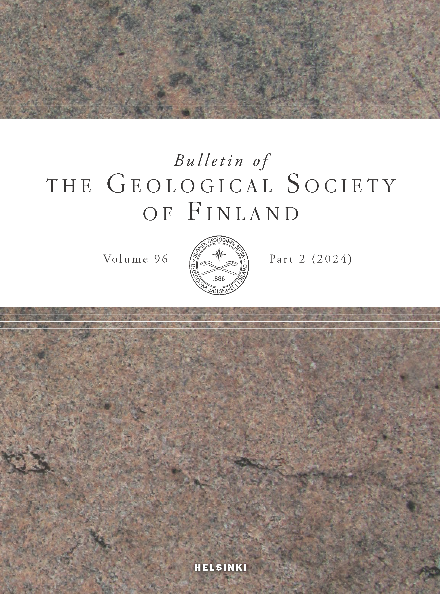 Darker paleosome raft in grey Morgonlandet leucogranite (Hanko area in southern Finland). Photo by Anna Saukko.