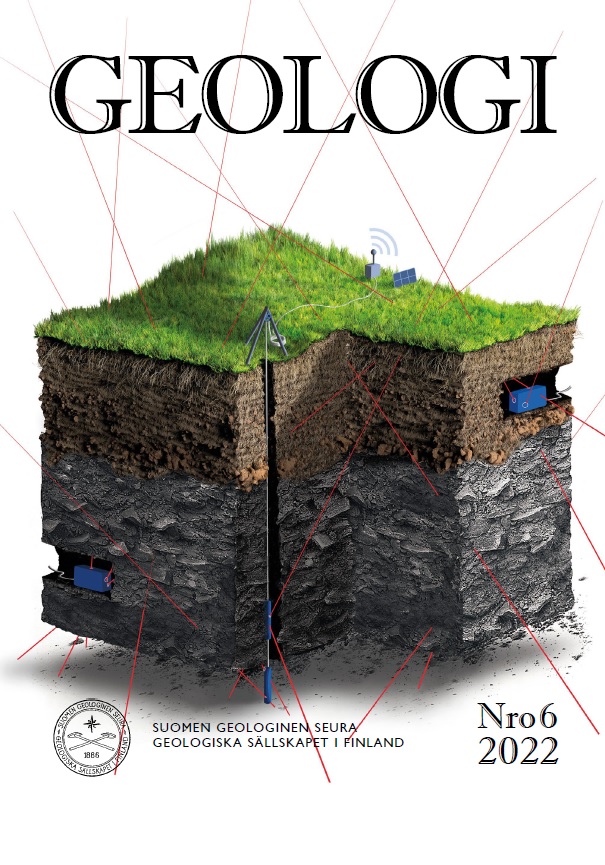 Geologi-lehden numero 6 kansikuva